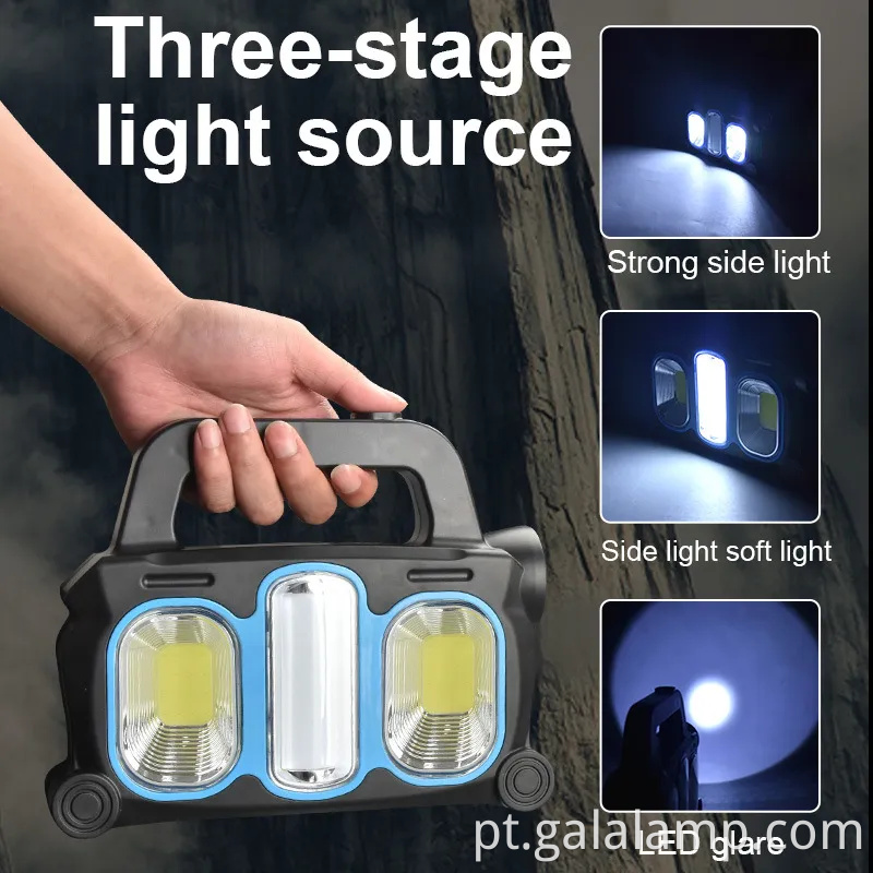 Holofotes portáteis de busca para situações de emergência e trabalho